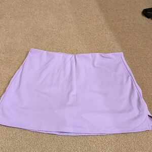 Lavender Women's Skirt W/ Shorts